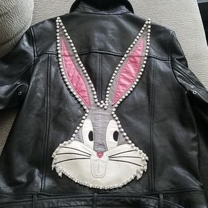 Gucci Leather Studd BugBunny Jacket